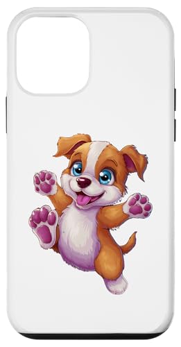 Hülle für iPhone 12 mini Lustiger und niedlicher Welpe, glücklicher Hund, lächelnd, lustiger Hund von If Pets Had Thumbs Tees