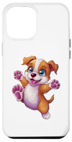 Hülle für iPhone 14 Pro Max Lustiger und niedlicher Welpe, glücklicher Hund, lächelnd, lustiger Hund von If Pets Had Thumbs Tees