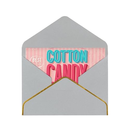 Cotton Candy Phnom Penh Pearl Paper Greeting Card - Luxury Holiday, Birthday, Wedding Invitation Card With Matching Envelope - Elegant Foldable Design For All Occasions von IguaTu