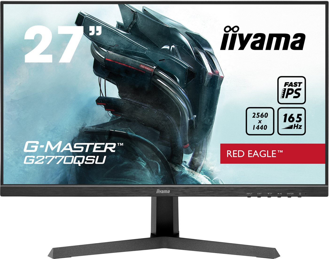 Iiyama G2770QSU-B1 Gaming-Monitor (68,5 cm/27 ", 2560 x 1440 px, WQHD, 165 Hz, IPS) von Iiyama