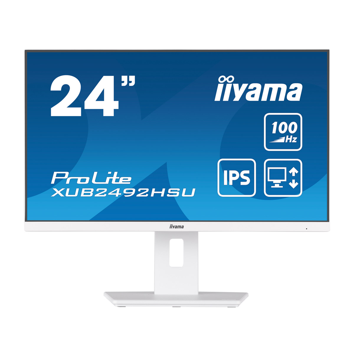 Iiyama ProLite XUB2492HSU-W6 Office Monitor 23.8" (60.5 cm) IPS, 100Hz Bildwiederholfrequenz und einem höhenverstellbarem Standfuß von Iiyama