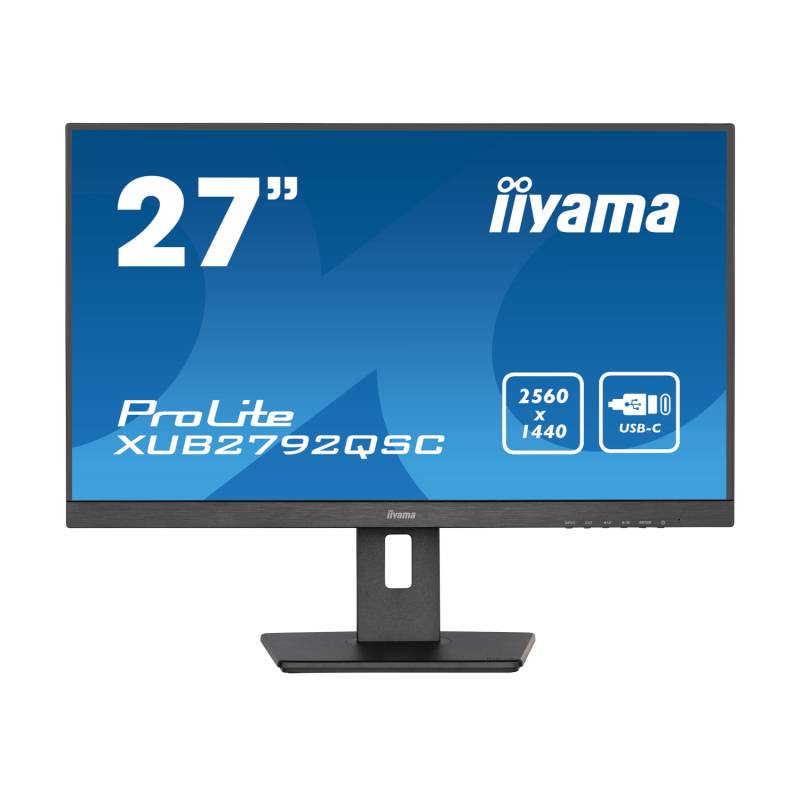 Iiyama ProLite XUB2792QSC-B5 Office Monitor - IPS, QHD, USB-C von Iiyama