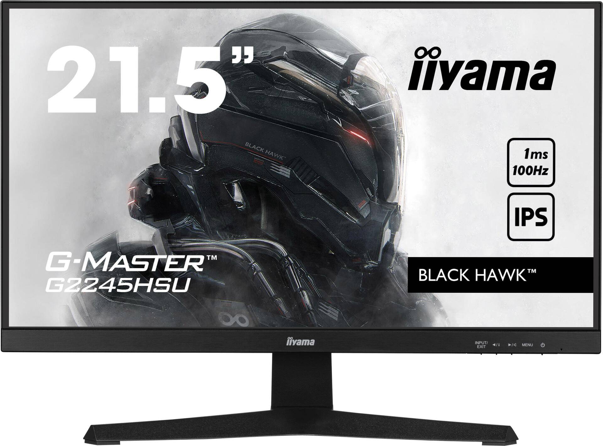 iiyama G-MASTER G2245HSU-B1 Computerbildschirm 55,9 cm (22") 1920 x 1080 Pixel Full HD LED Schwarz (G2245HSU-B1) von Iiyama