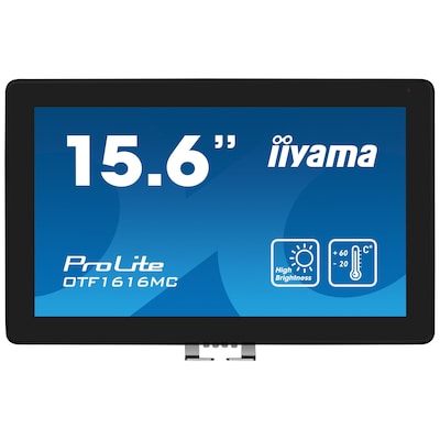 iiyama ProLite OTF1616MC-B1 39,5cm (15,6") FHD Touch-LED-Montor HDMI/VGA/DP von Iiyama