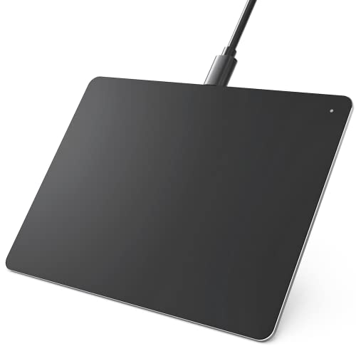 Trackpad Touchpad für PC, kabelgebunden, ultradünnes Trackpad, empfindliche Touchpads ohne Latenz, präzises reaktionsschnelles Trackpad mit Multi-Touch-Gesten, für Windows 7/10/11 Laptop Desktop- Grau von Ikaetri