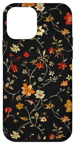 Hülle für iPhone 12 mini Frühlings-gotischer Druck - Eine dunkle und florale Verschmelzung von Ikota Design