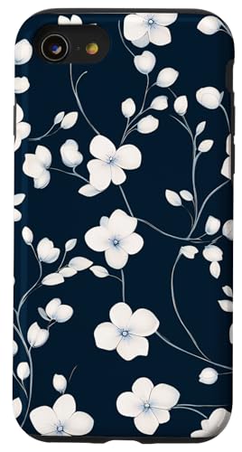 Hülle für iPhone SE (2020) / 7 / 8 Cottagecore Blumenmuster - Natur und rustikaler Charme von Ikota Design