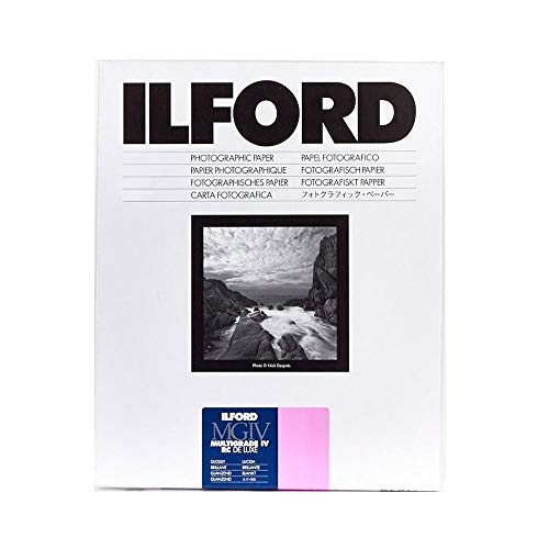 Ilford Multigrade IV Deluxe Schwarz-Weiß-Positivpapier, 18 x 24 cm, 25 Blatt, 44M von Ilford