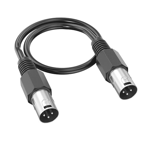 Illkjasfc Professionelle 3-Pin Verbindung Von Stecker Zu Stecker Für Den Höranschluss Für Mikrofone Und Lautsprecherleitungen von Illkjasfc