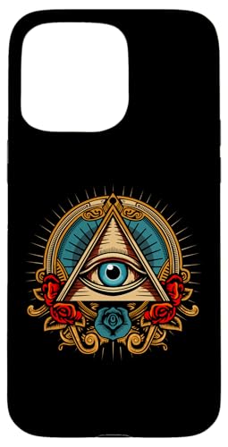 Hülle für iPhone 15 Pro Max Allsehendes Auge der Illuminaten von Illuminati Das Allsehende Auge Verschwörung