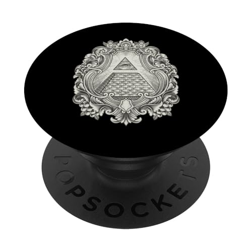 Illuminati Pyramid All Seeing Eye PopSockets Klebender PopGrip von Illuminati Das Allsehende Auge Verschwörung