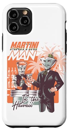 Hülle für iPhone 11 Pro Martini-Mann auf Hawaii Lustiges Trinken von Ilustrata Official