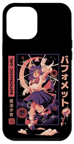 Hülle für iPhone 12 Pro Max Baphomagic Girl Süßes Teufelsmädchen Manga Japanischer Anime von Ilustrata Official