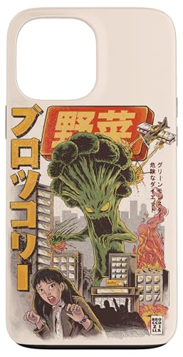 Hülle für iPhone 13 Pro Max Broccozilla Brokkoli-Monster Japanisches Kaiju Funny Brokkoli von Ilustrata Official