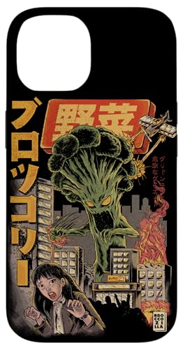 Hülle für iPhone 14 Broccozilla Brokkoli Monster Japanisches Kaiju Lustiger Brokkoli von Ilustrata Official