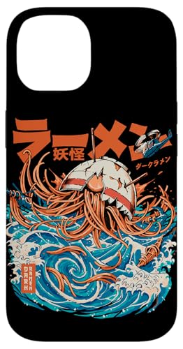 Hülle für iPhone 14 Große Ramen Kanagawa Japanische Nudeln Meeresfrüchte Kaiju Ramen von Ilustrata Official