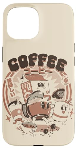 Hülle für iPhone 15 Ich brauche meine Kaffee Freunde süße Tomodachi Kaffee trinken von Ilustrata Official