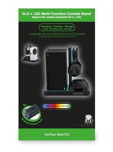 Imp Gaming DLX LED Twin Charging Tower with Cooling Fans & Game Storage Stand Xbox Series X von Imp Gaming