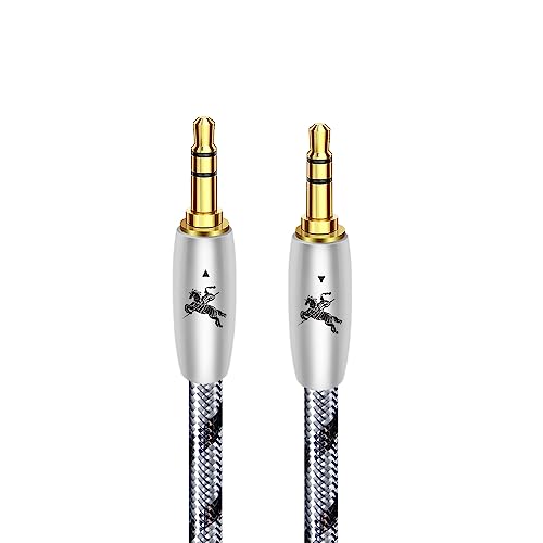 Impeto AUX Kabel 3.5mm Klinkenkabel [0.5m] Stereo Audio Auto Kabel Klinke auf Klinke, 6N OFC, HiFi, für für Kopfhörer, Auto, Handy, PC, Lautsprecher, Stereoanlagen, MP3-Player 0,5 Meter von Impeto