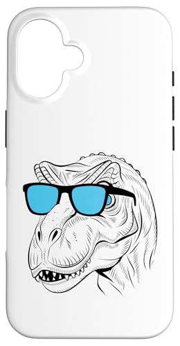 Hülle für iPhone 16 Gefüllter T Rex Trex Stuffy Dinosaurier Trex mit Sonnenbrille von In Dominus Rex Jumbo Trex Scorpius Rex T Rex Skull