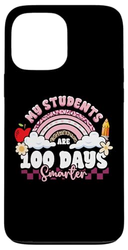 Hülle für iPhone 13 Pro Max 100 Tage Schule Schüler sind schlauer Regenbogen Lehrer von InGENIUS 100 Days of School T-Shirts & Geschenke