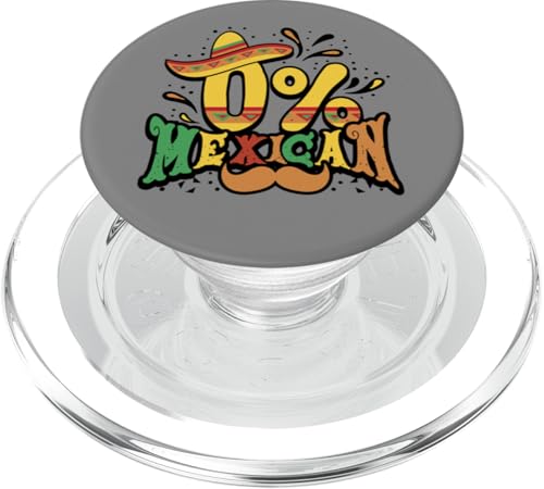 Cinco de Mayo Fiesta 0% Mexikanische Party Lustiger Sombrero PopSockets PopGrip für MagSafe von InGENIUS Cinco de Mayo Hemden & Geschenke