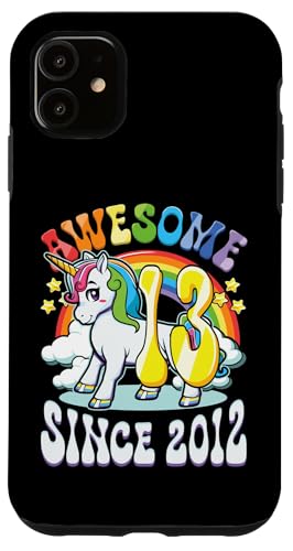 13. Geburtstag Einhorn Awesome seit 2012 13 Jahre alt Hülle für iPhone 11 von InGENIUS Einhorn Geburtstag Shirts & Geschenke