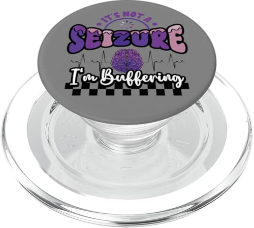 Epilepsie-Bewusstsein Es ist kein Anfall, ich puffe Groovy PopSockets PopGrip für MagSafe von InGENIUS Epilepsie Support Shirts & Geschenke