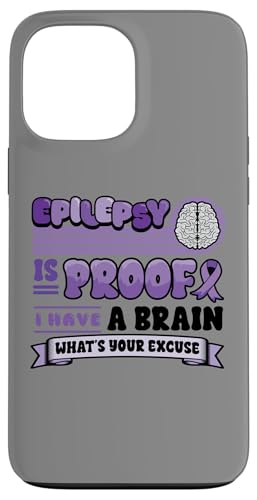 Hülle für iPhone 13 Pro Max Epilepsie-Bewusstsein Beweis Ich habe Gehirn Lila Krieger von InGENIUS Epilepsie Support Shirts & Geschenke