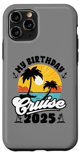 Geburtstag Cruise Squad 2025 Familienurlaub Matching Retro Hülle für iPhone 11 Pro von InGENIUS Geburtstags-Kreuzfahrt Passende Hemden