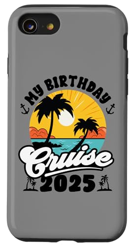 Geburtstag Cruise Squad 2025 Familienurlaub Matching Retro Hülle für iPhone SE (2020) / 7 / 8 von InGENIUS Geburtstags-Kreuzfahrt Passende Hemden