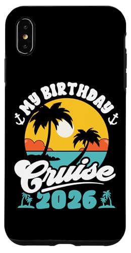 Geburtstag Cruise Squad 2026 Familienurlaub Matching Retro Hülle für iPhone XS Max von InGENIUS Geburtstags-Kreuzfahrt Passende Hemden