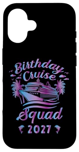 Geburtstag Cruise Squad 2027 Crew Familienurlaub Matching Hülle für iPhone 16 von InGENIUS Geburtstags-Kreuzfahrt Passende Hemden