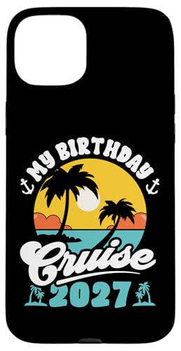 Geburtstag Cruise Squad 2027 Familienurlaub Matching Retro Hülle für iPhone 15 Plus von InGENIUS Geburtstags-Kreuzfahrt Passende Hemden