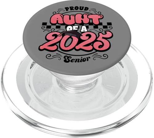 Stolze Tante Klasse 2025 Senior Absolventen Graduation PopSockets PopGrip für MagSafe von InGENIUS Graduation Family Matching Shirts & Gifts