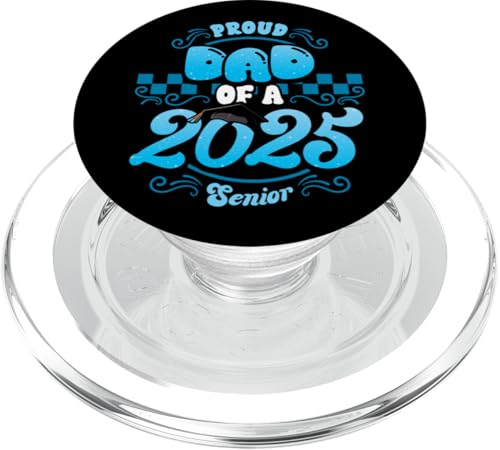 Stolzes Papa Klasse 2025 Senior Absolventen Graduierung PopSockets PopGrip für MagSafe von InGENIUS Graduation Family Matching Shirts & Gifts