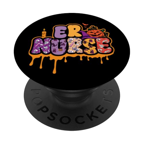 Halloween ER Krankenschwester Geschenk Notaufnahme Abteilung PopSockets mit austauschbarem PopGrip von InGENIUS Halloween Shirts & Geschenke