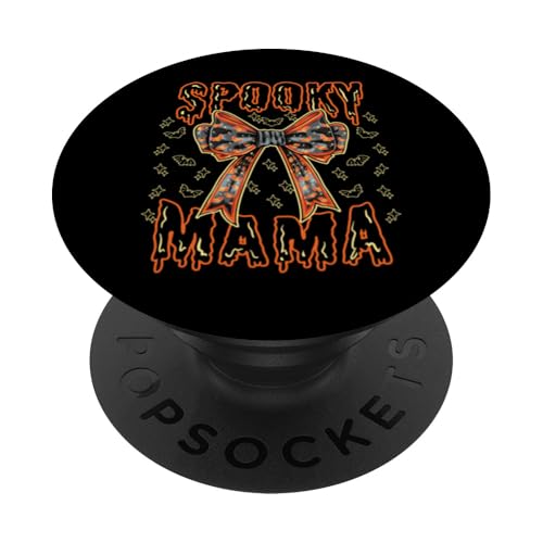 Halloween Spooky Mama Mama kokett Bogen Fledermaus Liebhaber PopSockets mit austauschbarem PopGrip von InGENIUS Halloween Shirts & Geschenke