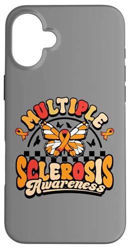 Hülle für iPhone 16 Plus Multiple Sklerose Awareness Schmetterling Tragen Sie Orange von InGENIUS Multiple Sklerose Hemden & Geschenke