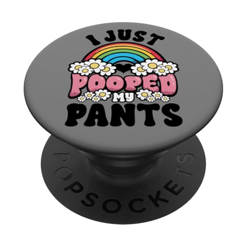 Lustig Ich habe mir gerade in die Hose gemacht Badezimmer PopSockets Klebender PopGrip von InGENIUS Peinliche Sprüche Shirts & Geschenke