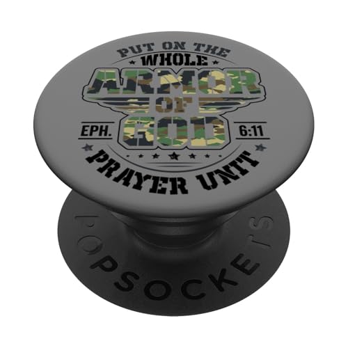 Christian Put Whole Armor Of God Lover Bibelvers Religiös PopSockets Klebender PopGrip von InGENIUS Religiöse Hemden & Geschenke