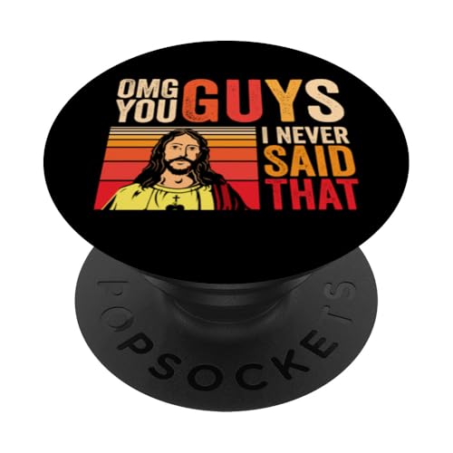 Retro Jesus OMG Ihr Jungs habt nie gesagt, dass lustige PopSockets Klebender PopGrip von InGENIUS Religiöse Hemden & Geschenke