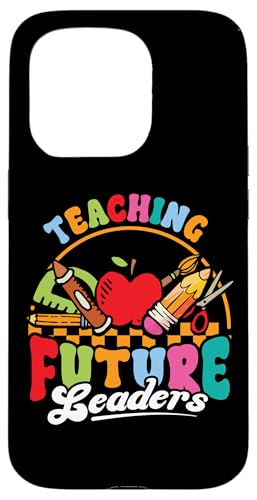 Hülle für iPhone 15 Pro Teaching Future Leaders Lehrergeschenk Groovy Zurück zur von InGENIUS Shirts & Geschenke für die Schule