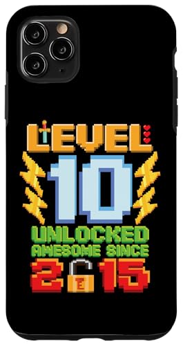 10. Geburtstag Gamer Level 10 Unlocked Gaming 10 Jahre alt Hülle für iPhone 11 Pro Max von InGENIUS Video Game Geburtstagsshirts & Geschenke