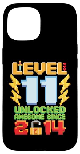 11. Geburtstag Gamer Level 11 Unlocked Gaming 11 Jahre alt Hülle für iPhone 15 von InGENIUS Video Game Geburtstagsshirts & Geschenke