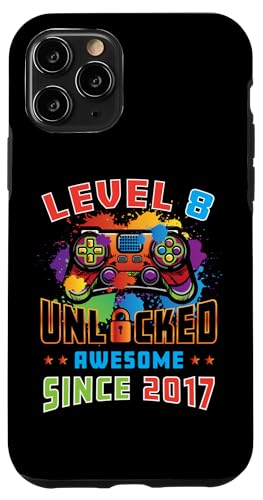 8. Geburtstag Gamer Level 8 Unlocked Gaming 8 Jahre alt Hülle für iPhone 11 Pro von InGENIUS Video Game Geburtstagsshirts & Geschenke