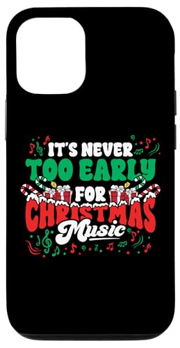 Hülle für iPhone 12/12 Pro Weihnachten Musiklehrer nie zu früh lustiges von InGENIUS Weihnachts-Shirts & Geschenke