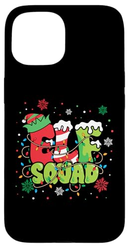 Hülle für iPhone 15 Weihnachten Elf Squad Funny Xmas Familie Gruppe Matching von InGENIUS Weihnachts-Shirts & Geschenke