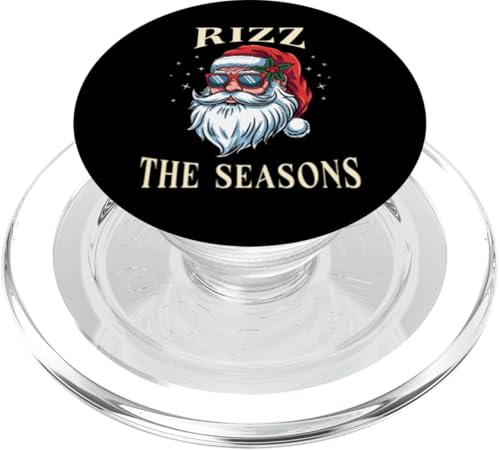 Weihnachten Rizz die Jahreszeiten Funny Santa Meme Xmas PopSockets PopGrip für MagSafe von InGENIUS Weihnachts-Shirts & Geschenke