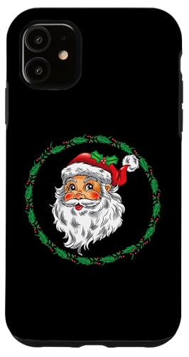 Hülle für iPhone 11 Vintage Weihnachtsmann Gesicht Old Fashion Weihnachten von InGENIUS Weihnachtsshirts & Geschenke